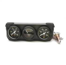 Autogage® Mechanical Mini Oil/Volt/Water Black Console 2396